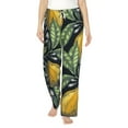 thumbnail image 1 of Fotbe Citrus Fruits Elegant Lemons Women's Pajama Pants,Sleepwear Pants,Pj Bottoms Drawstring And Pockets-Large, 1 of 9