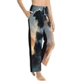 thumbnail image 1 of Fotbe Cloud Border Collie Women's Pajama Pants,Sleepwear Pants,Pj Bottoms Drawstring And Pockets-XX-Large, 1 of 7