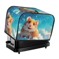 thumbnail image 1 of Fotbe Cloud Cute Hamster for Two Slice Toaster Cover, Fingerprint Protector, Super Soft Appliance Cover And Dust Cover,Bread Dust Cover & Fingerprint Protection, 1 of 7