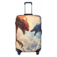 thumbnail image 1 of Fotbe Cloud Red And Blue Dragon Luggage Cover Protector,Suitcase Protector,Scratch and Dirt Resistant,Fits 18-32 Inch Luggage-X-Large, 1 of 9