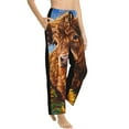 thumbnail image 1 of Fotbe Cloud Sky Sunflower Cow Women's Pajama Pants,Sleepwear Pants,Pj Bottoms Drawstring And Pockets-Large, 1 of 7