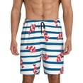 thumbnail image 1 of Fotbe Clown Fish Pajama Shorts for Men, Men's Pajama Bottoms, Sleepwear,Short Pajama Pants-Small, 1 of 9