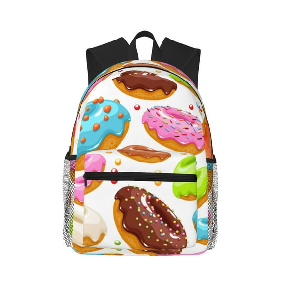 Fotbe Color Donut Lightweight Casual Laptop Backpack for Men and Women, Daily use Waterproof backpack, Backpack for College