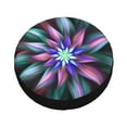 thumbnail image 1 of Fotbe Colored Abstract Spare Tire Cover Thickening Universal Fit for Jeep, Trailer, RV, SUV, Truck, Tough Tire Wheel Soft Cover-14 inch, 1 of 9
