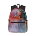 thumbnail image 1 of Fotbe Colorful Abstract Waves Lightweight Casual Laptop Backpack for Men and Women, Daily use Waterproof backpack, Backpack for College, 1 of 7