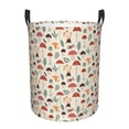 thumbnail image 1 of Fotbe Colorful Autumn Pattern Laundry Basket with Handles, Waterproof Large Laundry Hamper, Wash Bag for Corner Dorm, Rolling Laundry Basket with Handles-Small, 1 of 6