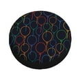 thumbnail image 1 of Fotbe Colorful Balloons Spare Tire Cover Thickening Universal Fit for Jeep, Trailer, RV, SUV, Truck, Tough Tire Wheel Soft Cover-16 inch, 1 of 9