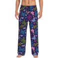 thumbnail image 1 of Fotbe Colorful Butterflies Men's Pajama Pants,Sleepwear Pants,Pj Bottoms Drawstring And Pockets-XX-Large, 1 of 7
