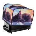 thumbnail image 1 of Fotbe Colorful Cloud Sleeping Cat for Four Slice Toaster Cover, Fingerprint Protector, Super Soft Appliance Cover And Dust Cover,Bread Dust Cover & Fingerprint Protection, 1 of 7