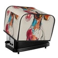 thumbnail image 1 of Fotbe Colorful Dachshund Art for Four Slice Toaster Cover, Fingerprint Protector, Super Soft Appliance Cover And Dust Cover,Bread Dust Cover & Fingerprint Protection, 1 of 7