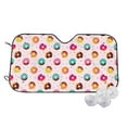 thumbnail image 1 of Fotbe Colorful Donuts Car Windshield Sunshade | Sun Visor Protector Front Window Shade, Keeps Out UV Rays, Keeps Your Vehicle Cool-Medium, 1 of 7