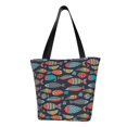 thumbnail image 1 of Fotbe Colorful Fish Pattern Beach Tote,Shoulder Handbag,Spacious Tote Bag,Lightweight Travel Bag,Versatile Shopping Bag, 1 of 9