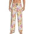 thumbnail image 1 of Fotbe Colorful Floral Men's Pajama Pants,Sleepwear Pants,Pj Bottoms Drawstring And Pockets-XX-Large, 1 of 9