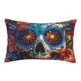 thumbnail image 1 of Fotbe Colorful Floral Skull A Pillow Cases - Envelope Closure - Luxury, Extra Soft, Cooling Pillow Covers - Wrinkle, Fade, Stain Resistant-20"x30", 1 of 8