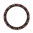 thumbnail image 1 of Fotbe Colorful Flower German Shepherd for Steering Wheel Cover Universal 15 in Car Accessories for Men Women,Steering Wheel Protector Comfortable Protective Case for SUV Sedan Decor, 1 of 8