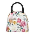 thumbnail image 1 of Fotbe Colorful Flowers Pattern Lunch Bag, Insulated Lunch Box, Small Leakproof Cooler Food Lunch Containers Reusable High Capacity Lunch Tote Bags for Work, Travel, Outdoor, 1 of 1