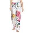thumbnail image 1 of Fotbe Colorful Flowers Women's Pajama Pants,Sleepwear Pants,Pj Bottoms Drawstring And Pockets-Small, 1 of 9