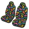 thumbnail image 1 of Fotbe Colorful Geometric Dog Pattern Automotive Seat Covers for Cars Trucks and SUVs – Car Seat Covers for Front Seats,Protective Seat Covers,Vehicle Seat Covers, Set of 2, 1 of 9