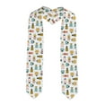 thumbnail image 1 of Fotbe Colorful Insects Printed Class of 2024 Graduation Stole, 1 of 7