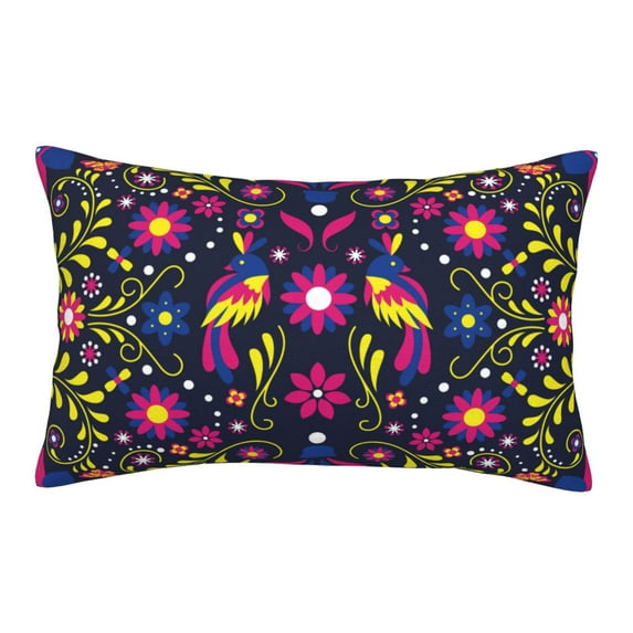 Fotbe Colorful Mexican Pillow Cases - Envelope Closure - Luxury, Extra Soft, Cooling Pillow Covers - Wrinkle, Fade, Stain Resistant-16"x24"