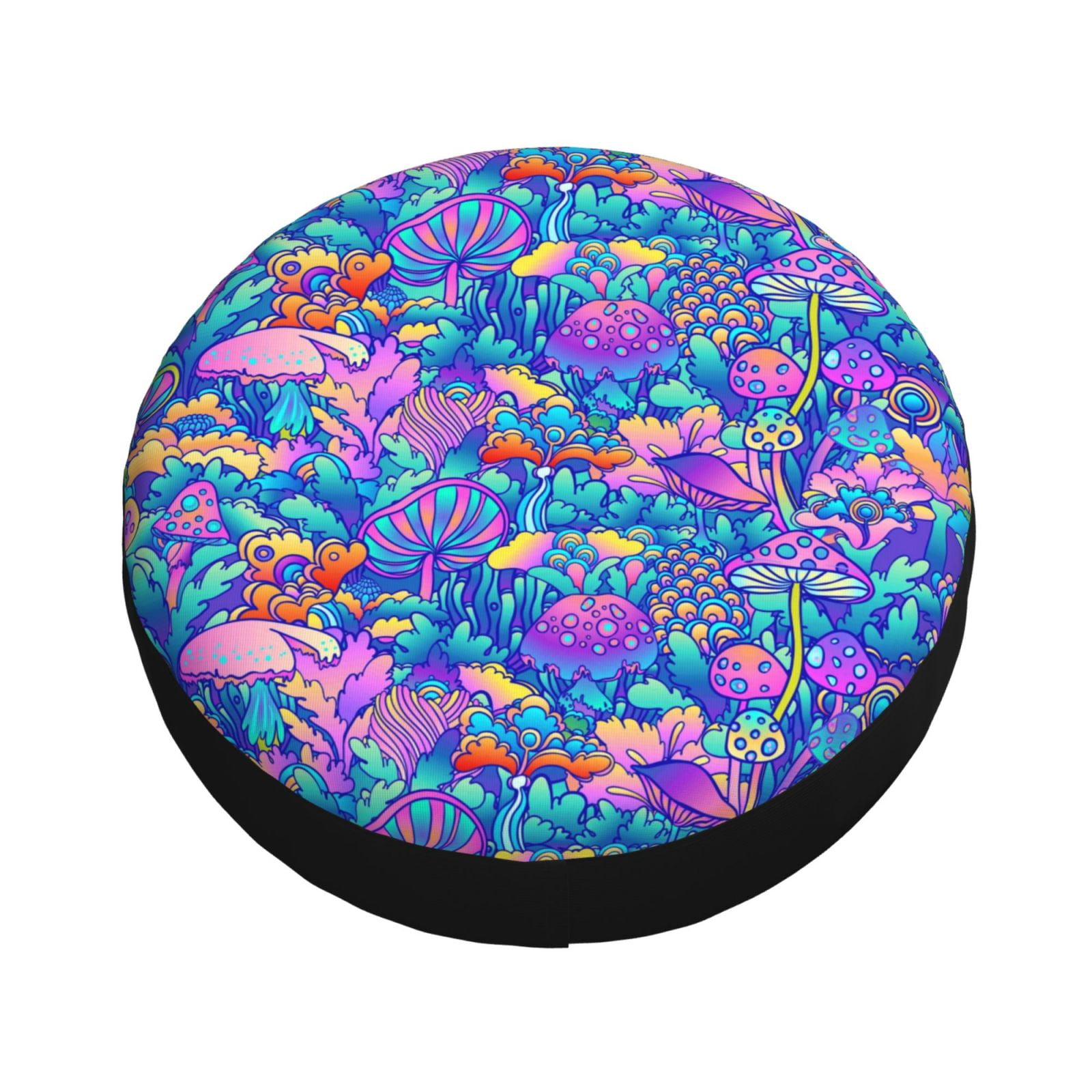 Fotbe A Blue Glitter Spare Tire Cover Thickening Universal Fit For Jeep, Trailer, RV, SUV, Truck