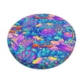 thumbnail image 1 of Fotbe Colorful Mushrooms Stool Covers Round,Waterproof Round Bar Stool Covers Bar Chair Covers Washable Stool Cushion Slipcover for 12-14 Inch Chair-12 inch, 1 of 7
