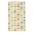 thumbnail image 1 of Fotbe Colorful Mustache Pattern Premium Towels , (27.5x16in) Lightweight and Highly Absorbent Quick Drying Microfiber Towel, Perfect for Daily Use, 1 of 6