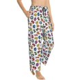 thumbnail image 1 of Fotbe Colorful Numbers Women's Pajama Pants,Sleepwear Pants,Pj Bottoms Drawstring And Pockets-Small, 1 of 7