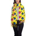 thumbnail image 1 of Fotbe Colorful Ping Pong Print Womens Fall Winter Scarf Tassel Soft Warm Blanket Scarves Womens Shawl Wraps, 1 of 8