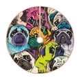 thumbnail image 1 of Fotbe Colorful Pug Pattern Christmas Tree Skirt, Tree Skirts Plush Christmas Decorations, Christmas Tree Skirts Xmas Decorations Holiday Party Decor-36", 1 of 6