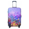 thumbnail image 1 of Fotbe Colorful Purple Cosmos Flower Luggage Cover Protector,Suitcase Protector,Scratch and Dirt Resistant,Fits 18-32 Inch Luggage-Small, 1 of 9