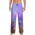thumbnail image 1 of Fotbe Colorful Purple Cosmos Flower Men's Pajama Pants,Sleepwear Pants,Pj Bottoms Drawstring And Pockets-Medium, 1 of 9