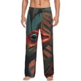 thumbnail image 1 of Fotbe Colorful Reptile And Leaves Men's Pajama Pants,Sleepwear Pants,Pj Bottoms Drawstring And Pockets-X-Large, 1 of 7