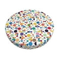 thumbnail image 1 of Fotbe Colorful Spots Stool Covers Round,Waterproof Round Bar Stool Covers Bar Chair Covers Washable Stool Cushion Slipcover for 12-14 Inch Chair-, 1 of 7
