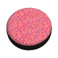 thumbnail image 1 of Fotbe Colorful Sprinkles Donuts Spare Tire Cover Thickening Universal Fit for Jeep, Trailer, RV, SUV, Truck, Tough Tire Wheel Soft Cover-14 inch, 1 of 8