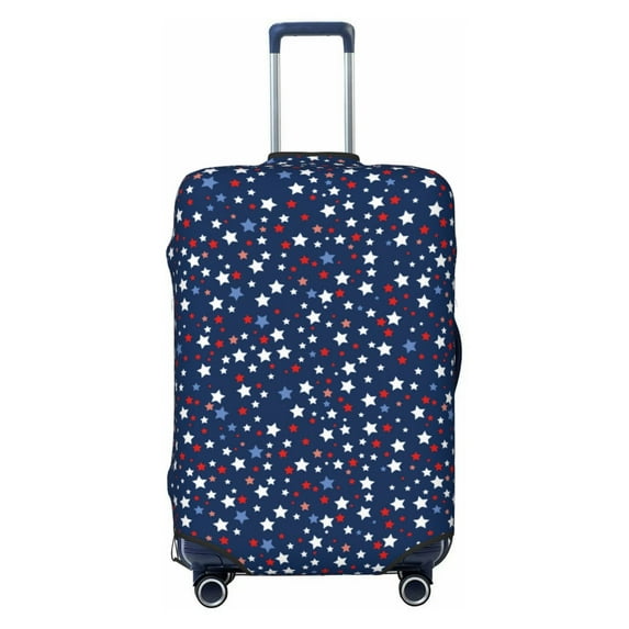 Fotbe Colorful Stars Luggage Cover Protector,Suitcase Protector,Scratch and Dirt Resistant,Fits 18-32 Inch Luggage-X-Large