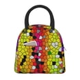 thumbnail image 1 of Fotbe Colorful Tie Dye Stained Glass 1 Pattern Lunch Bag, Insulated Lunch Box, Small Leakproof Cooler Food Lunch Containers Reusable High Capacity Lunch Tote Bags for Work, Travel, Outdoor, 1 of 1