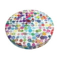 thumbnail image 1 of Fotbe Colorful Watercolor Dots Velvet Round Bar Stool Covers,Washable Bar Chair Seat Cover Bar Chair Cushion Covers ,Super Breathable Stretch Bar Stool Cushion-14 Inch, 1 of 7