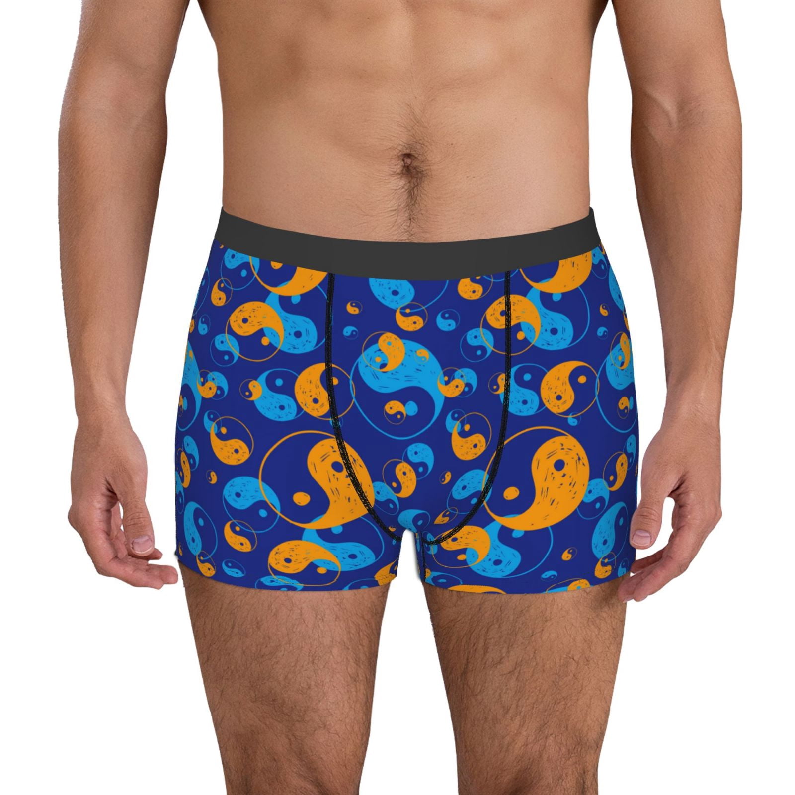 Fotbe Colorful Yin Yang Men’s Total Support Pouch Boxer Briefs, X-Temp ...