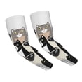 thumbnail image 1 of Fotbe Colors Cats UV Sun Protection Arm Sleeves - Tattoo Cover Up - Basketball Arm Sleeve UPF 50 Cooling for Men Women, 1 of 8