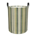 thumbnail image 1 of Fotbe Colourful stripes Pattern Laundry Basket with Handles, Waterproof Large Laundry Hamper, Wash Bag for Corner Dorm, Rolling Laundry Basket with Handles-Small, 1 of 6