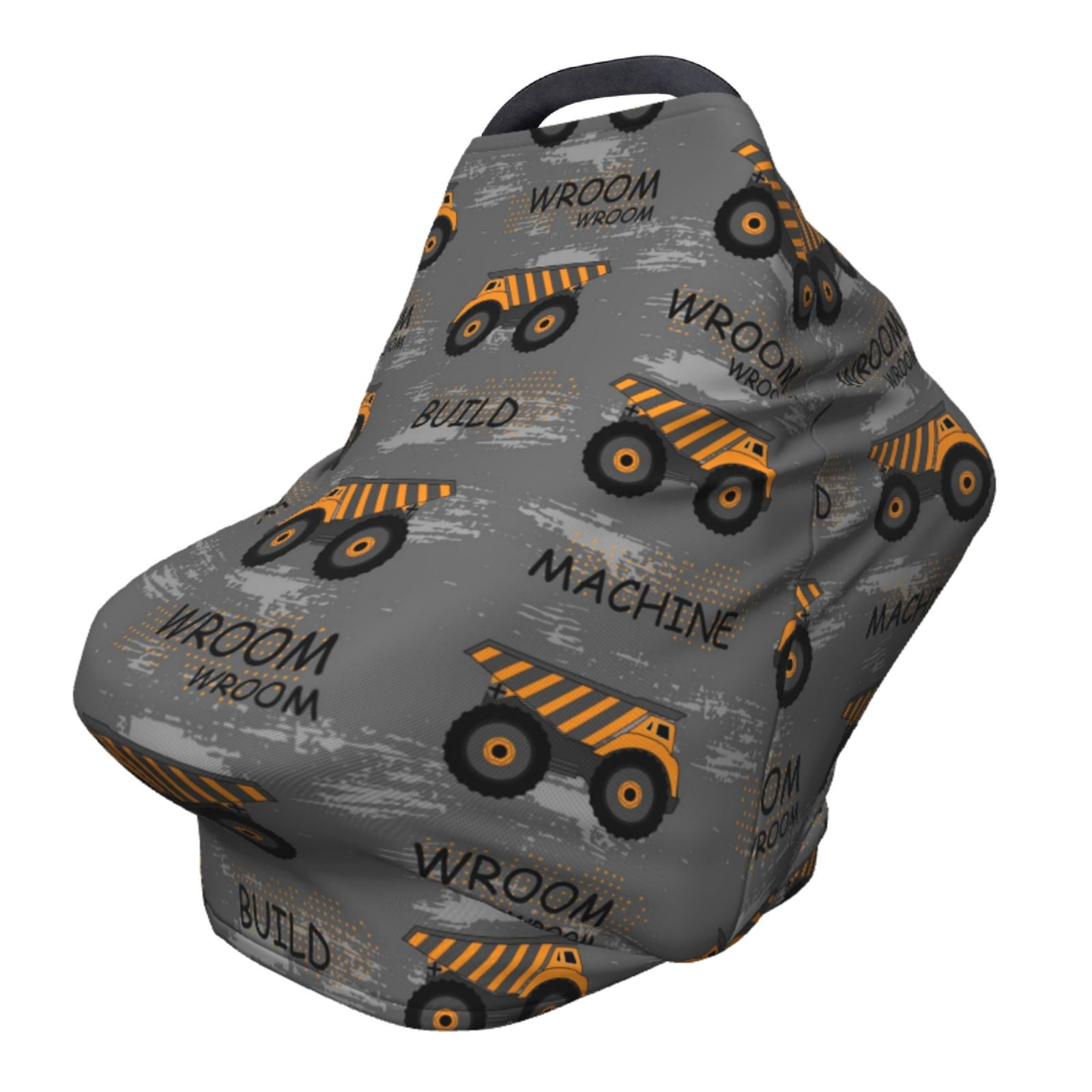 Fotbe Construction Machines Pattern Car Seat Covers for Babies, Nursing ...