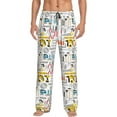 thumbnail image 1 of Fotbe Construction tools Pattern Men's Pajama Pants,Sleepwear Pants,Pj Bottoms Drawstring And Pockets-Large, 1 of 6