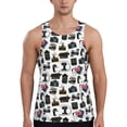 thumbnail image 1 of Fotbe Cool Camera Pattern Men's Quick Dry Workout Tank Top Gym Muscle Tee Fitness Bodybuilding Sleeveless T Shirt Breathable Workout Shirt-Medium, 1 of 9