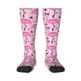 thumbnail image 1 of Fotbe Cool Flamingos print Women's Men's Novelty Crew Socks Cotton Socks Knee High Socks for Walking,Running,Nurses,Pregnancy, 1 of 8