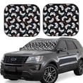 thumbnail image 1 of Fotbe Cool Gamepad 2-Piece Car Windshield Sun Shade | Sun Blocker for Car Windshield | Foldable Automotive Interior Accessories for Sun Protection-Small, 1 of 7