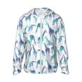 thumbnail image 1 of Fotbe Cool Giraffe Men's Women's UPF 50+ Sun Protection Jacket Hooded Cooling Shirt with Pockets Hiking Outdoor Performance-XX-Large, 1 of 9