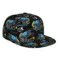 thumbnail image 1 of Fotbe Cool Off-Road Vehicle Flat Bill Visor Cap Classic Snapback Hat Polyester Foam Trucker Hat Trucker Cap Adjustable Baseball Cap, 1 of 9