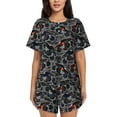 thumbnail image 1 of Fotbe Cool Off-Road Vehicle Print Pajama Set for Women 2 Piece Loungewear Short Sleeve Tops and Shorts Set Soft Sleepwear-Small, 1 of 7