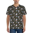 thumbnail image 1 of Fotbe Cosmic Baseball Jersey Shirt for Men and Women, Casual Short Sleeves Button Down T-Shirt-Medium, 1 of 9